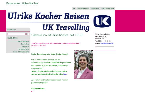 Vorschau von www.uk-reisen.de, Ulrike Kocher Reisen - UK Travelling