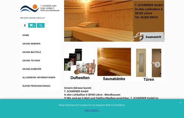 Vorschau von www.sauna-selbstbau.de, T. Scharner GmbH