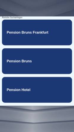 Vorschau der mobilen Webseite www.brunsgallus-hotel.de, Pension Bruns