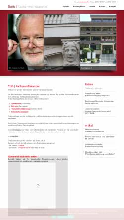 Vorschau der mobilen Webseite www.roth-koll.de, Roth & Kollegen