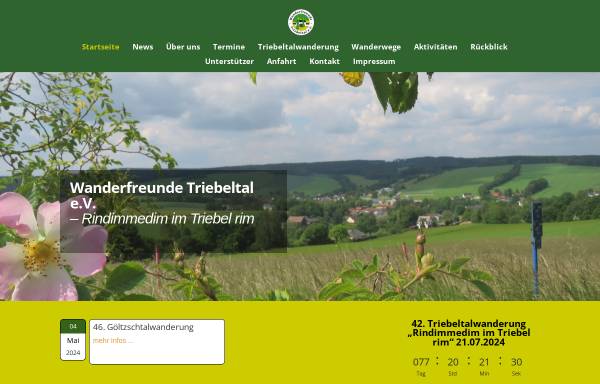 Vorschau von www.triebeltalwanderung.de, Wanderfreunde Triebeltal e.V.