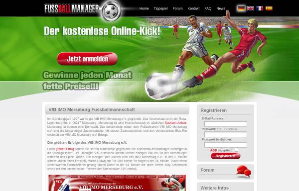 Vorschau von www.vfb-imo-merseburg.de, VfB IMO Merseburg