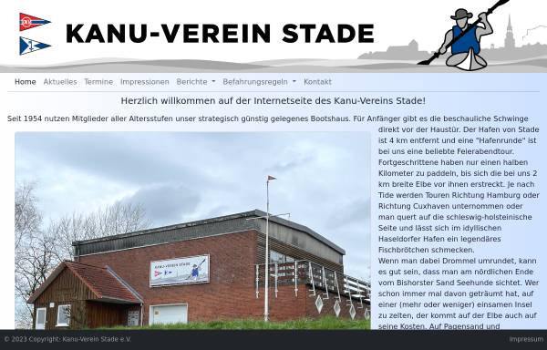 Vorschau von www.kanuvereinstade.de, Kanu-Verein Stade e.V.