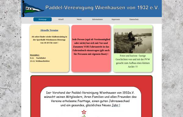 Vorschau von www.pvwienhausen.de, Paddel-Vereinigung Wienhausen von 1932 e.V.