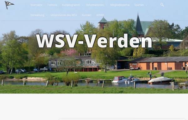 Vorschau von www.wsv-verden.de, Wassersportverein Verden e.V.