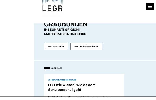 Vorschau von www.legr.ch, Lehrpersonen Graubünden