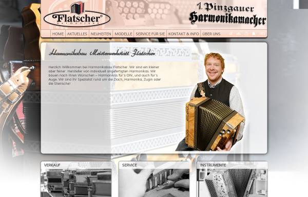 Vorschau von www.flatscher.net, Flatscher Harmonikas