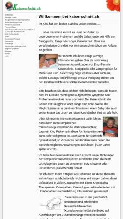 Vorschau der mobilen Webseite www.kaiserschnitt.ch, Hilfreiches zum Thema Geburtsverarbeitung