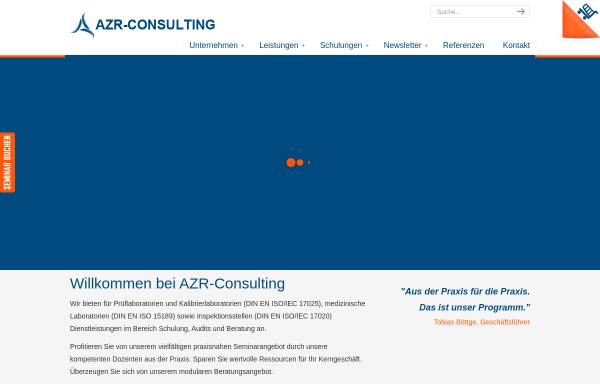 Vorschau von www.azr-consulting.de, AZR-Consulting Andreas Müller