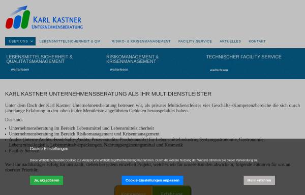 Vorschau von www.kastner-beratung.at, Karl Kastner Unternehmensberatung