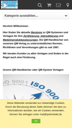 Vorschau der mobilen Webseite erfolgsdorf.de, QM-Seiler, Klaus Seiler