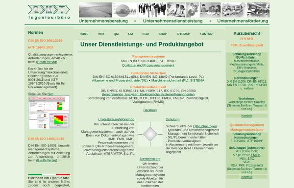 Vorschau von www.qmti.de, QMT Ingenieurbüro, Dipl.-Ing. Luciano Bianchin