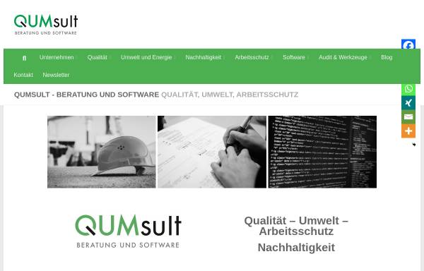 Vorschau von www.qumsult.de, QUMsult GbR