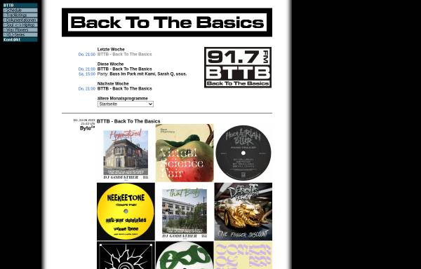 Vorschau von www.vinylizer.net, BTTB - Back To The Basics