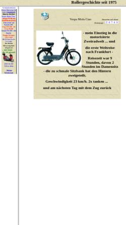 Vorschau der mobilen Webseite www.dressler-home.de, Rollergeschichte seit 1975