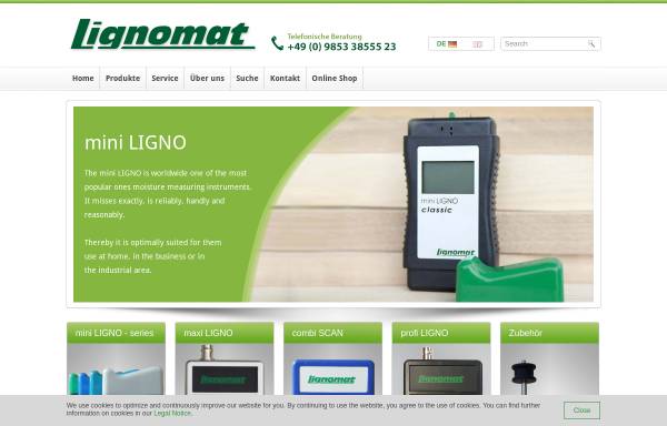 Vorschau von www.lignomat.de, Lignomat GmbH