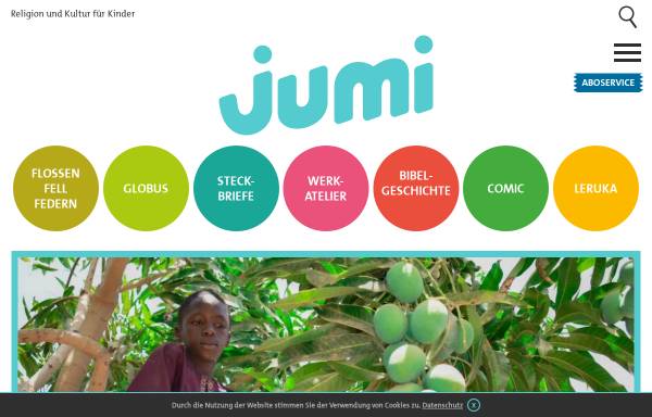 Vorschau von www.jumi.ch, Die Kinderzeitschrift jumi