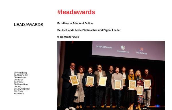 Vorschau von www.leadacademy.de, Lead Award