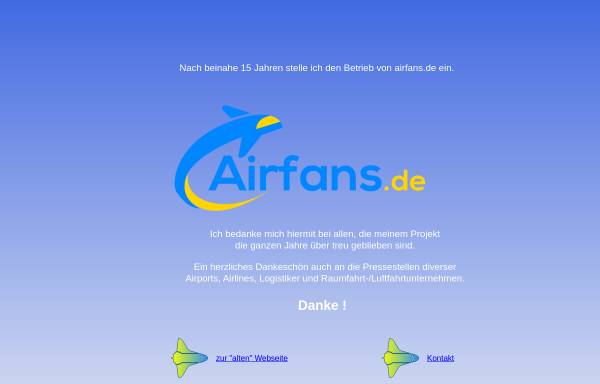 Vorschau von www.airfans.de, Airfans.de