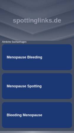 Vorschau der mobilen Webseite www.spottinglinks.de, Spottinglinks.de