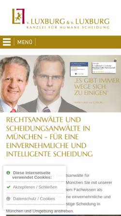 Vorschau der mobilen Webseite www.ravonluxburg.de, Graf von Luxburg, Harro, Goethestr.