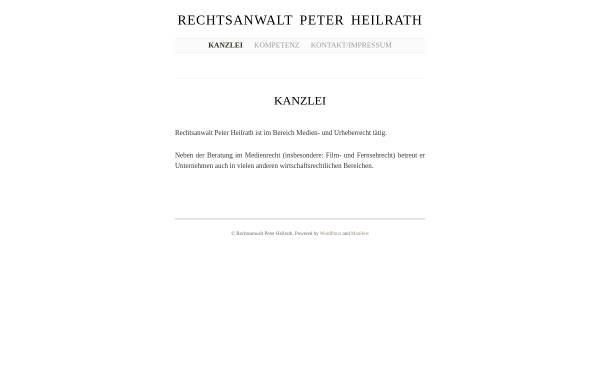 Vorschau von www.kanzlei.heilrath.com, Heilrath, Peter, Schinkelstr.