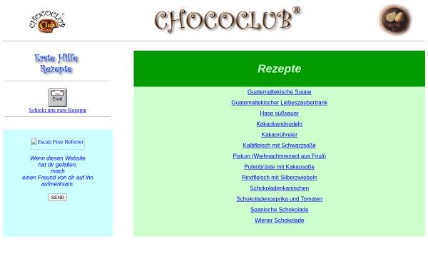 Vorschau von www.chococlub.com, Chococlub Rezepte