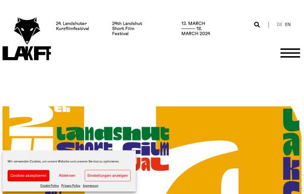 Vorschau von www.landshuter-kurzfilmfestival.de, Landshuter Kurzfilmfestival