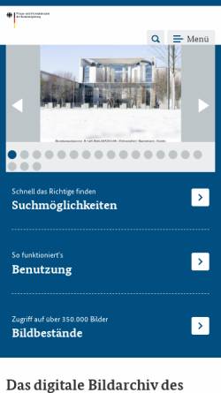 Vorschau der mobilen Webseite www.bundesbildstelle.de, Bundesbildstelle