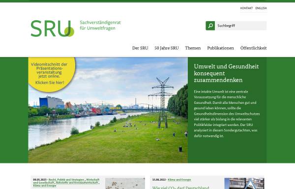 Vorschau von www.umweltrat.de, Umweltrat (SRU)