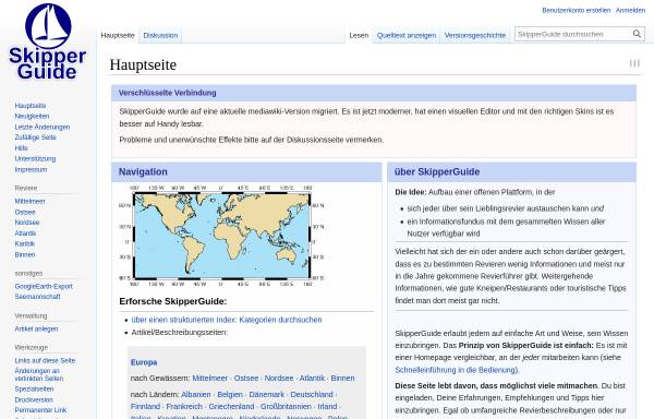 Vorschau von www.skipperguide.de, SkipperGuide