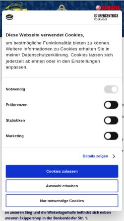 Vorschau der mobilen Webseite www.yachthafen-saale.de, Yachthafen Salzmünde