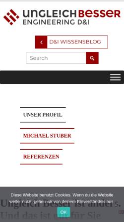 Vorschau der mobilen Webseite www.diversity-consulting.de, Ungleich-Besser.de - Michael Stuber