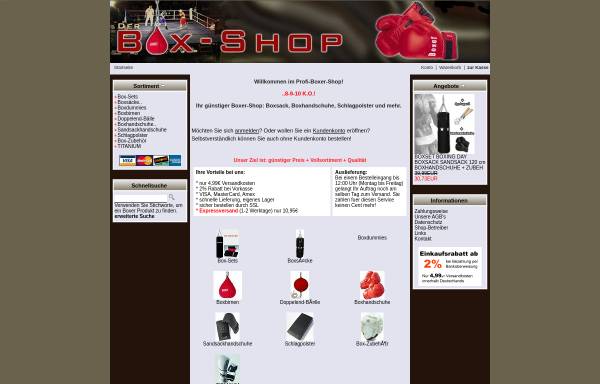 Vorschau von www.der-box-shop.de, Der Box Shop