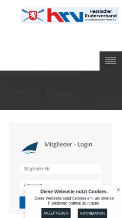 Vorschau der mobilen Webseite www.hessischeruderjugend.de, Hessische Ruderjugend