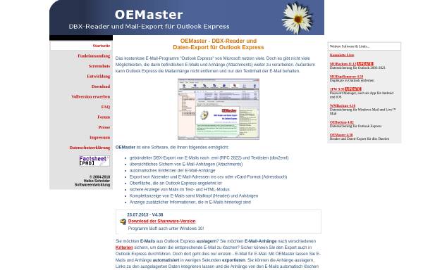 Vorschau von www.oemaster.de, OEMaster