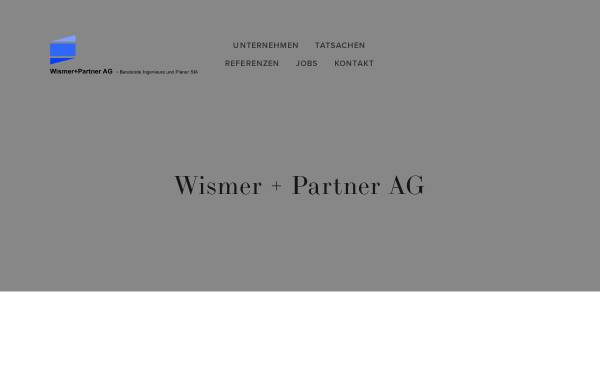 Vorschau von www.wismer-partner.ch, Wismer+Partner AG, Rotkreuz