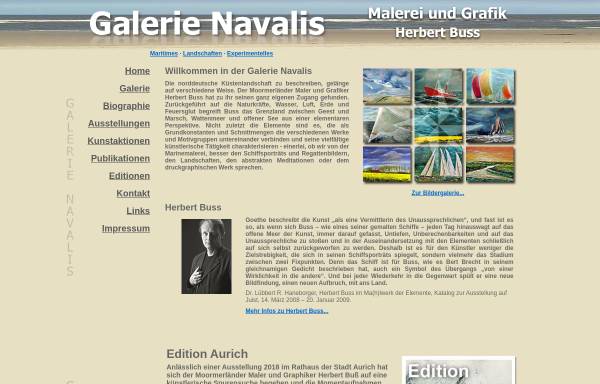 Vorschau von www.galerie-navalis.de, Buß, Herbert