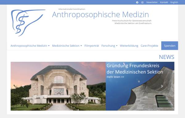 Vorschau von medsektion-goetheanum.org, Medizinische Sektion am Goetheanum