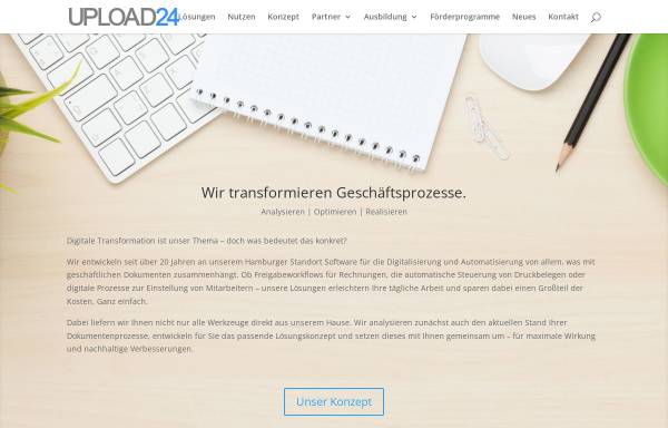 Vorschau von www.upload24.de, Upload24 by IT Consulting GmbH