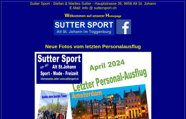 Vorschau von www.suttersport.ch, Sport Sutter
