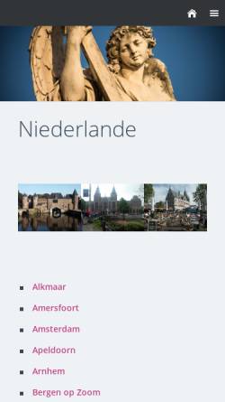 Vorschau der mobilen Webseite www.cityalbum.de, Städte und Landschaften in den Niederlanden