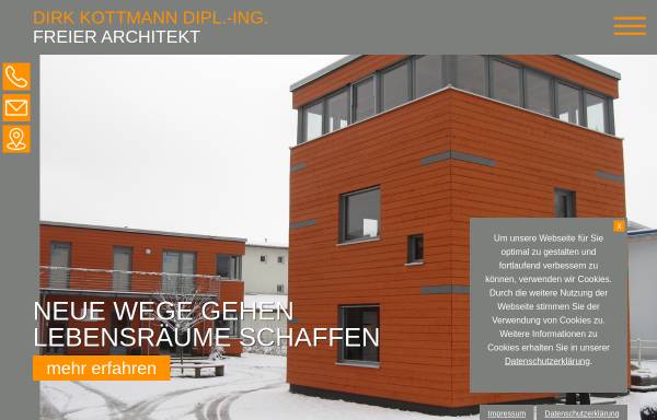 Vorschau von www.architekt-kottmann.de, Kottmann, Dirk
