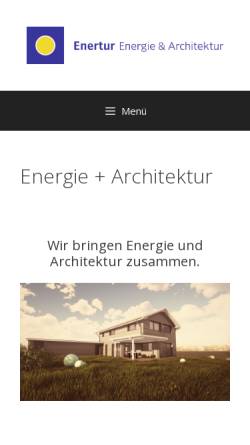 Vorschau der mobilen Webseite www.enertur.ch, M. Bürgi GmbH