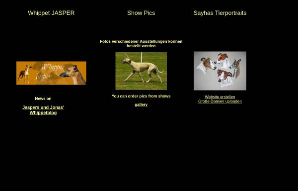 Vorschau von www.sayhas.de, Sayhas Tierportraits