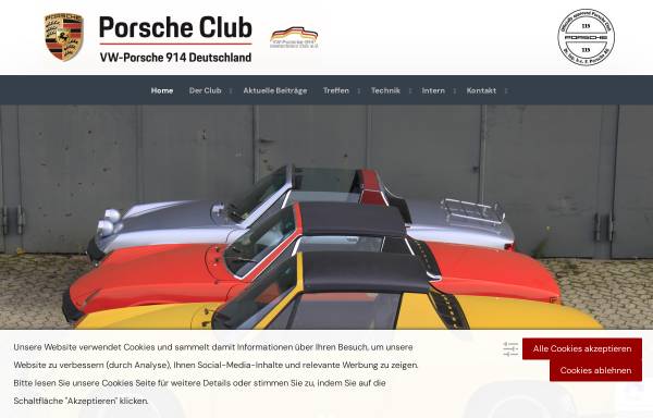 Vorschau von www.914-club.de, VW-Porsche 914 Deutschland Club e.V.