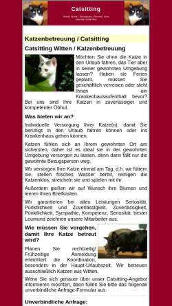 Vorschau der mobilen Webseite www.gesunde-hunde.de, Catsitting Witten