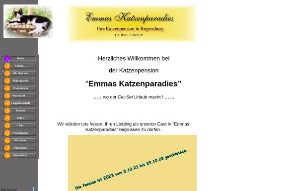 Vorschau von www.emmas-katzenparadies.de, Emmas Katzenparadies