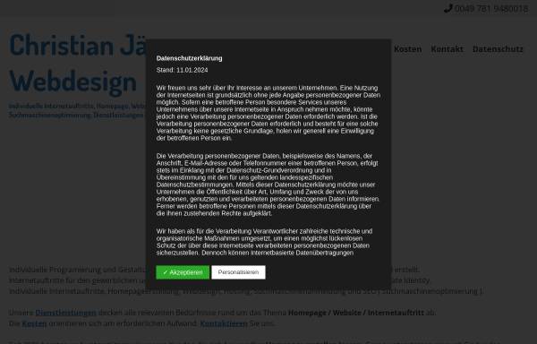 Christian Jäger Webdesign