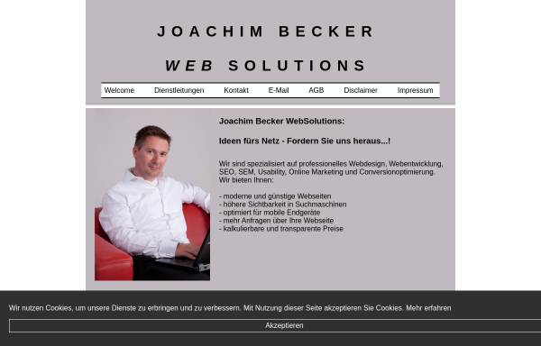 Vorschau von www.joachim-becker-websolutions.de, Joachim Becker WebSolutions